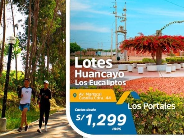 Proyecto Los Eucaliptos venta de lotes en la ciudad de Huancayo. Vive junto a la naturaleza.